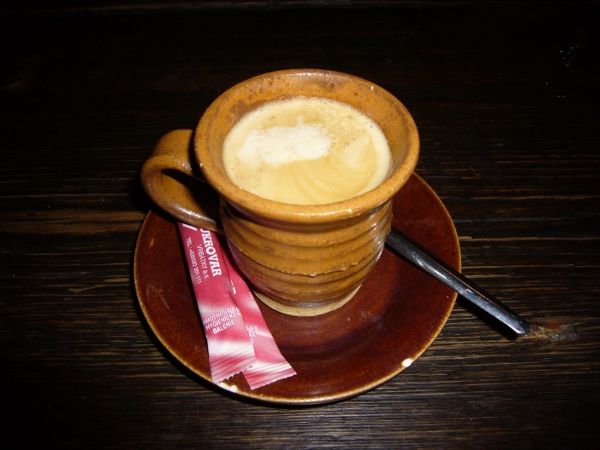Espresso Rioba v Krčmě U dwau Maryí