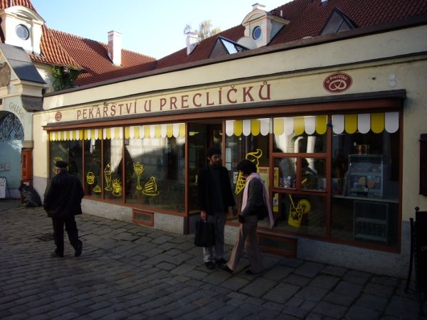 Vchod do Pekařství U preclíčků