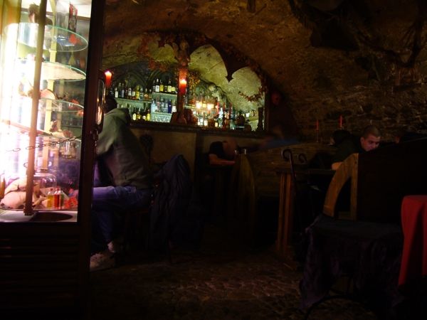 Interiér baru Horor Bar 