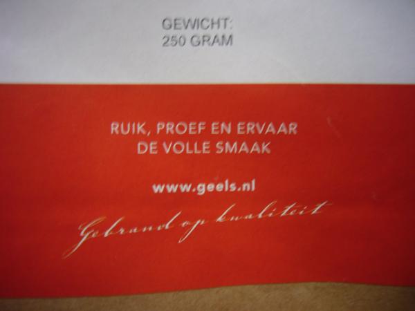 Geels&Co - Espresso Donker beans 250g