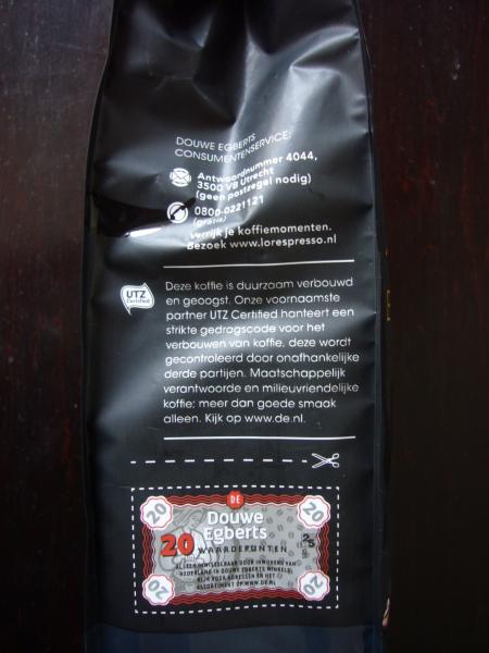 L'OR Espresso - Fortissimo Extra dark roast Intensiteit 10 Bonen 500g