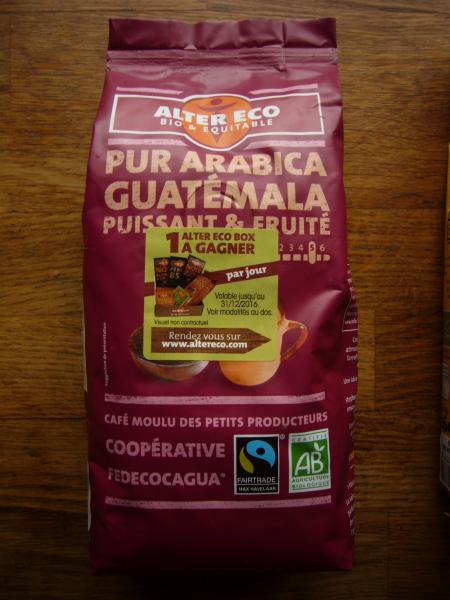 Alter Eco - Pur Arabica Guatémala moulu 260g