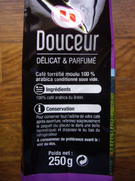 U - Grand cru Douceur moulu 250g