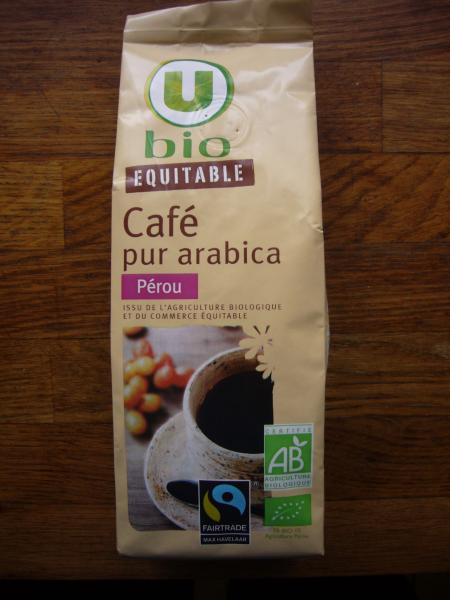 U bio - Equitable Café pur arabica Pérou moulu 250g