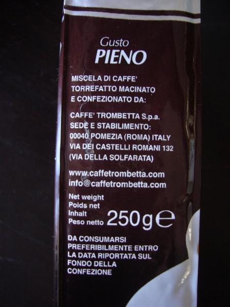 Caffè Trombetta - Gusto Pieno macinato 250g