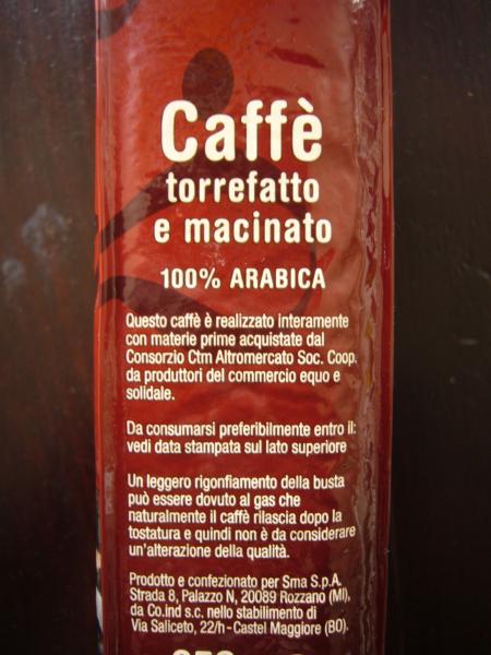 Altromercato - Caffè 100% arabica macinato 250g