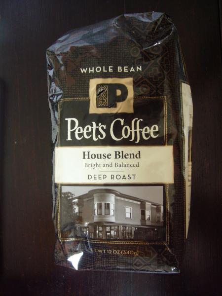 Peets Coffee - House Blend Deep Roast bean 340g