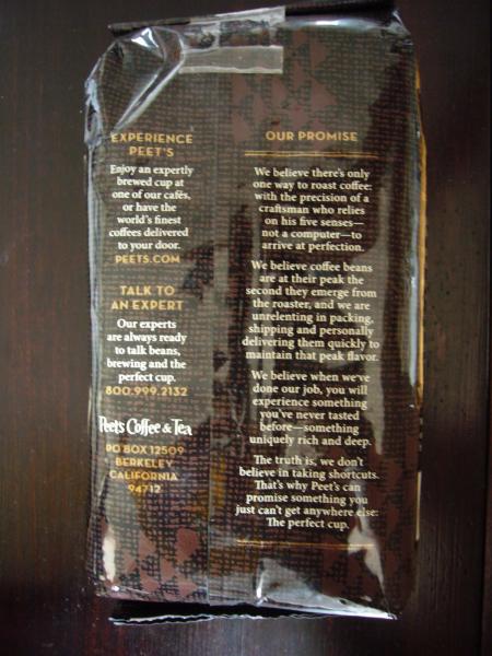 Peets Coffee - House Blend Deep Roast bean 340g