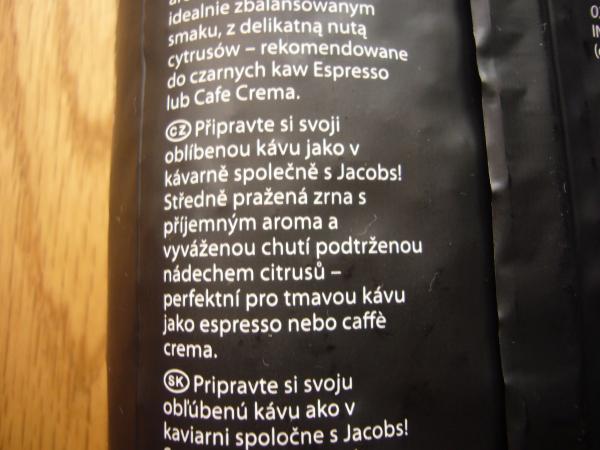 Jacobs - Whole bean Medium roast 500g