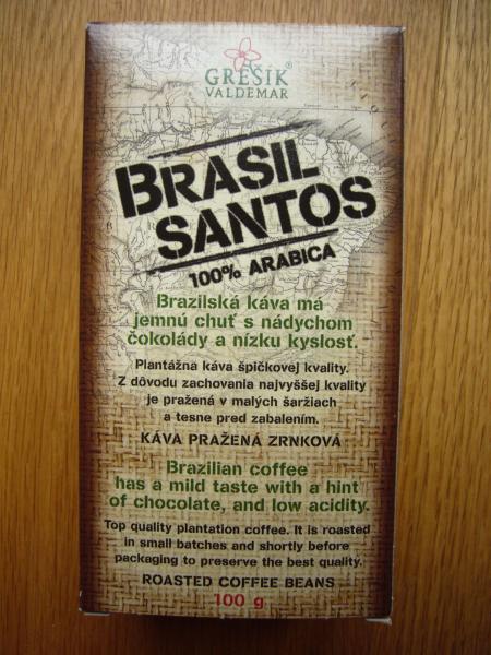 Geršík - Brazilia Santos zrnková 100g