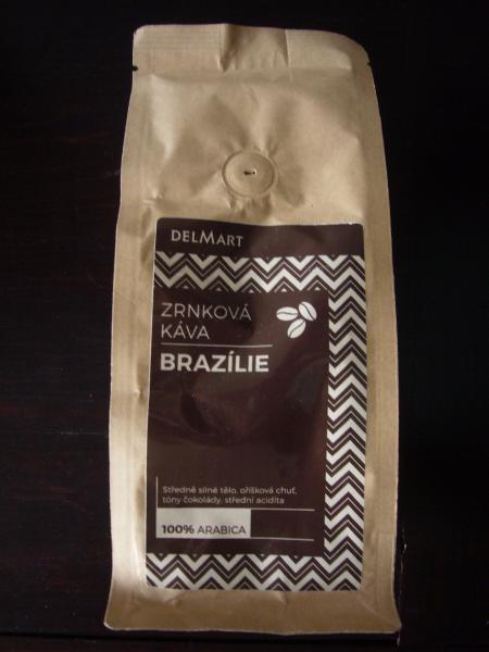 Delmart - Brazílie zrnková káva 250g