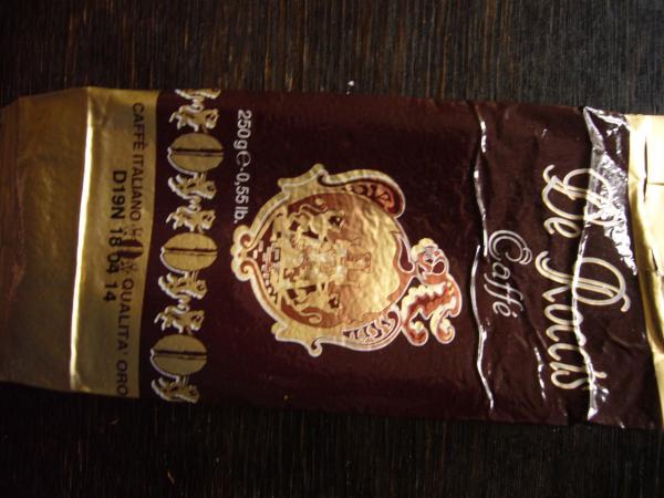 De Roccis Caffé - Caffè Italiano Qualita Oro 250g