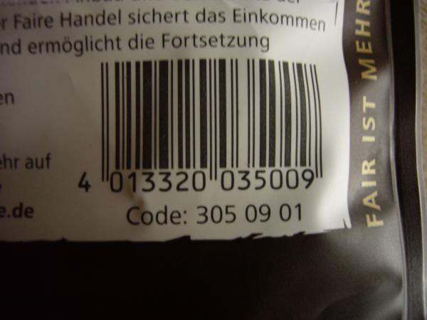 Gepa - Bio Café Organico naturmild gemahlen 250g - code