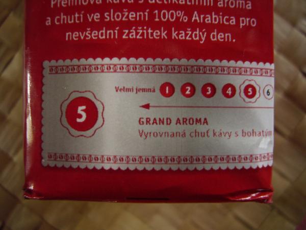 Douwe Egberts - Grand Aroma 250g - síla kávy