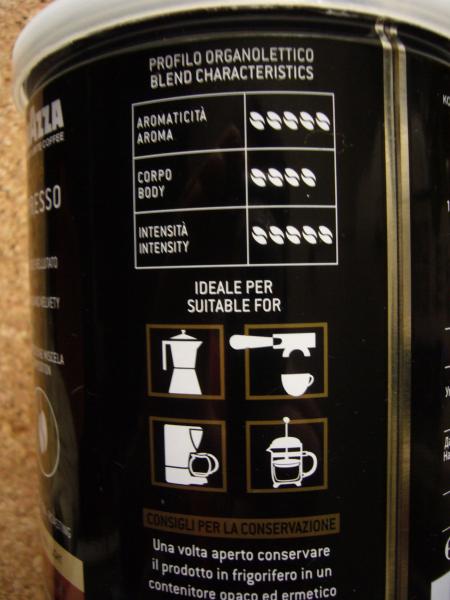  Lavazza - Caffè Espresso moulu can 250g - příprava