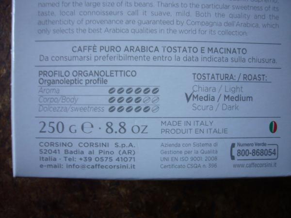 Compagnia dell Arabica - Colombia Medellin supremo - taste