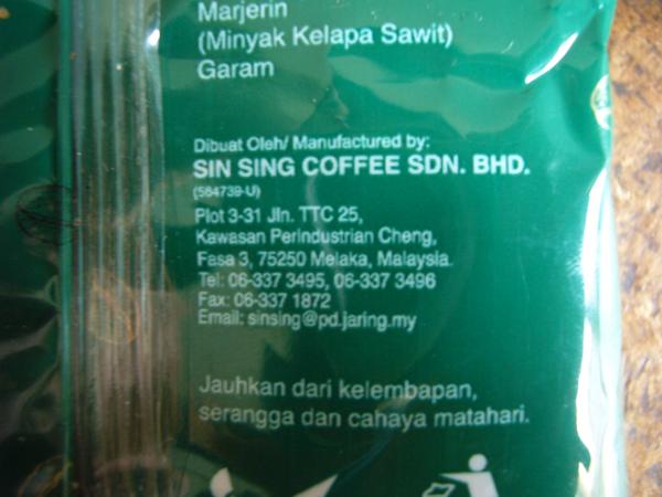 Satayman - Kopi Kampuran 65g - výrobce