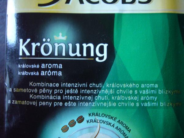 Jacobs - Krönung Espresso 250g - cz text