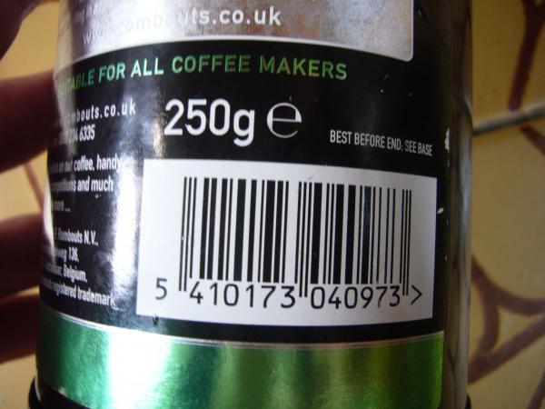 Rombouts - Brazil Sul De Minas Medium 3 ground 250g - čárkový kód