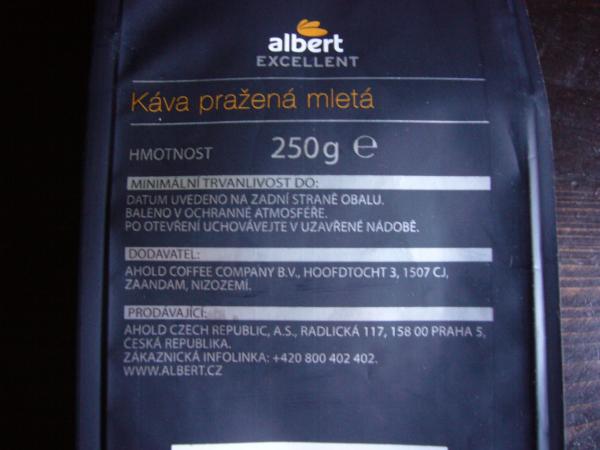Albert Excellent - Kolumbia - cz text
