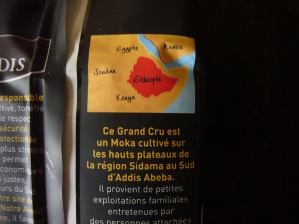 Lobodis - Ethiopie Gran cru Langani moulu 250g - mapa
