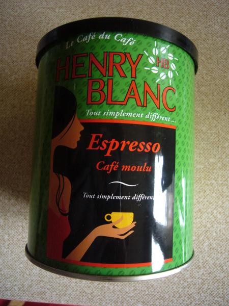 Henry Blanc - Espresso moulu cane 250g