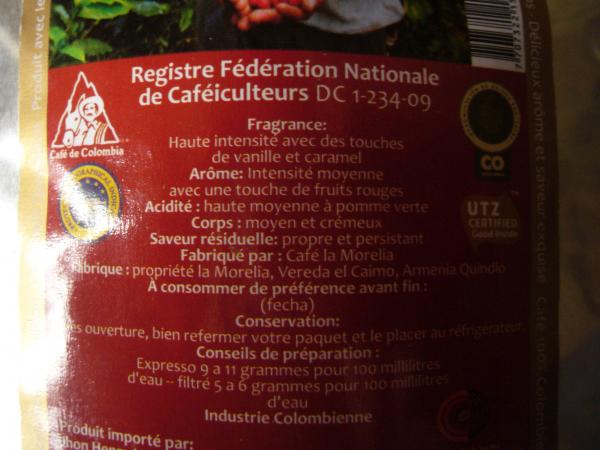 Café La Morelia - Café tostado linea Tradicionam grano 500g