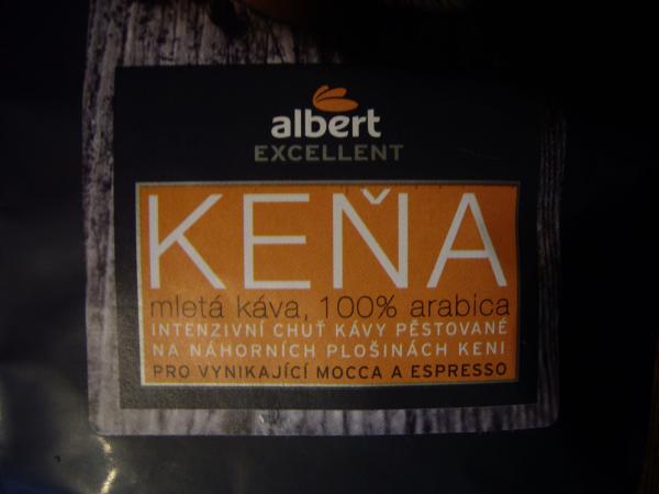 Albert Excellent - Keňa mletá 250g