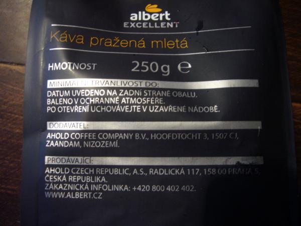 Albert Excellent - Keňa mletá 250g